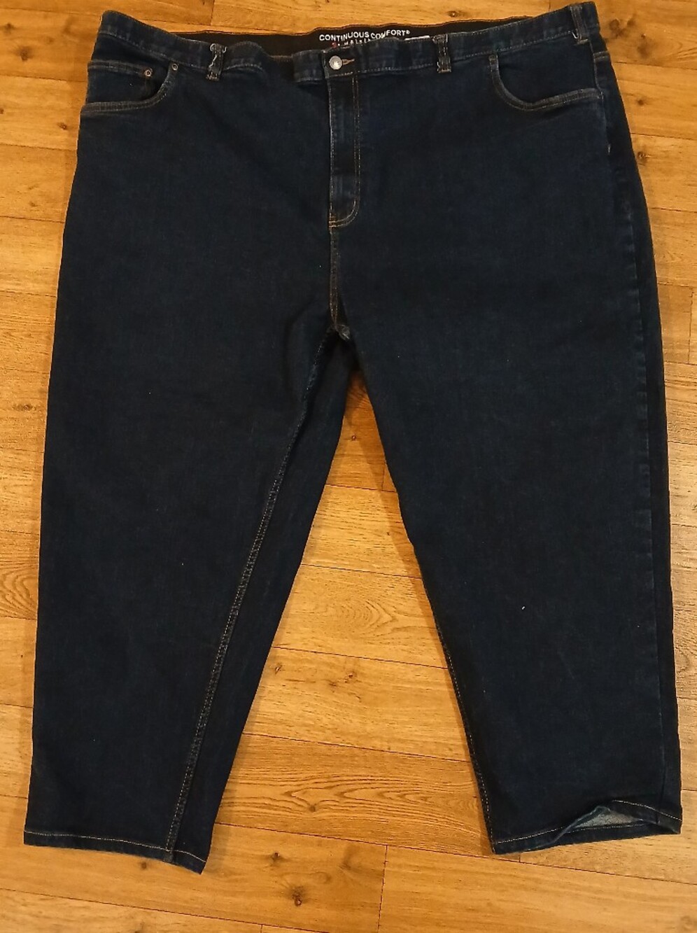 Harbor Bay Men's Straight Jeans in Dark Blue